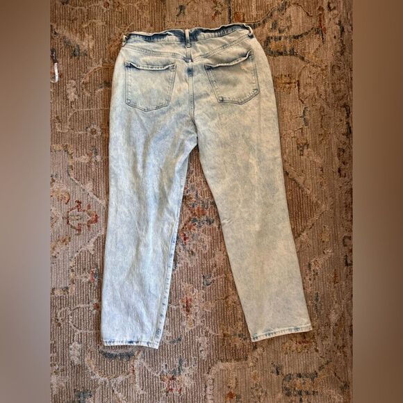 a.n.a High Rise Distressed Light Blue Jeans - Picture 7 of 7